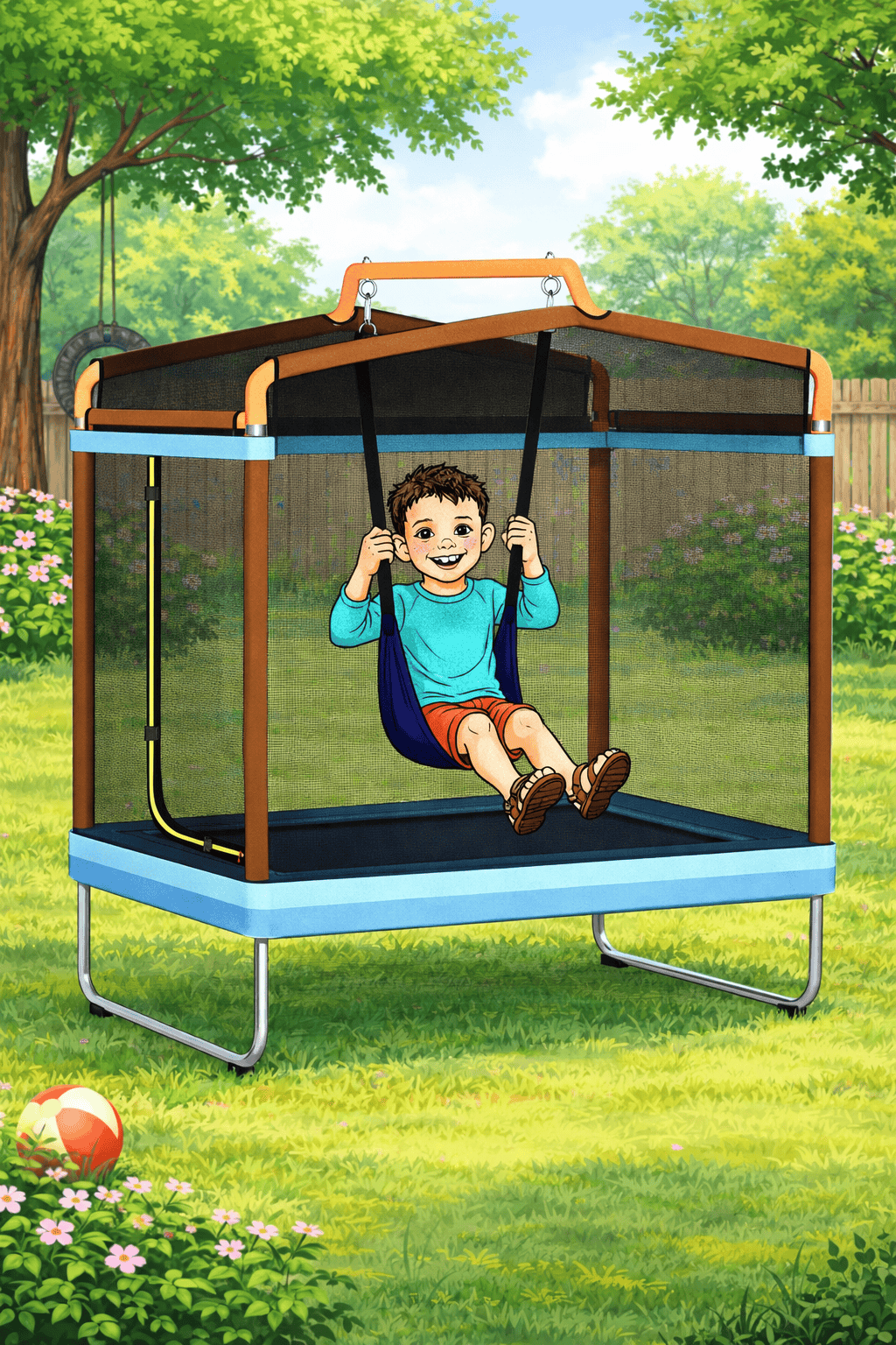 2-in-1 Trampoline