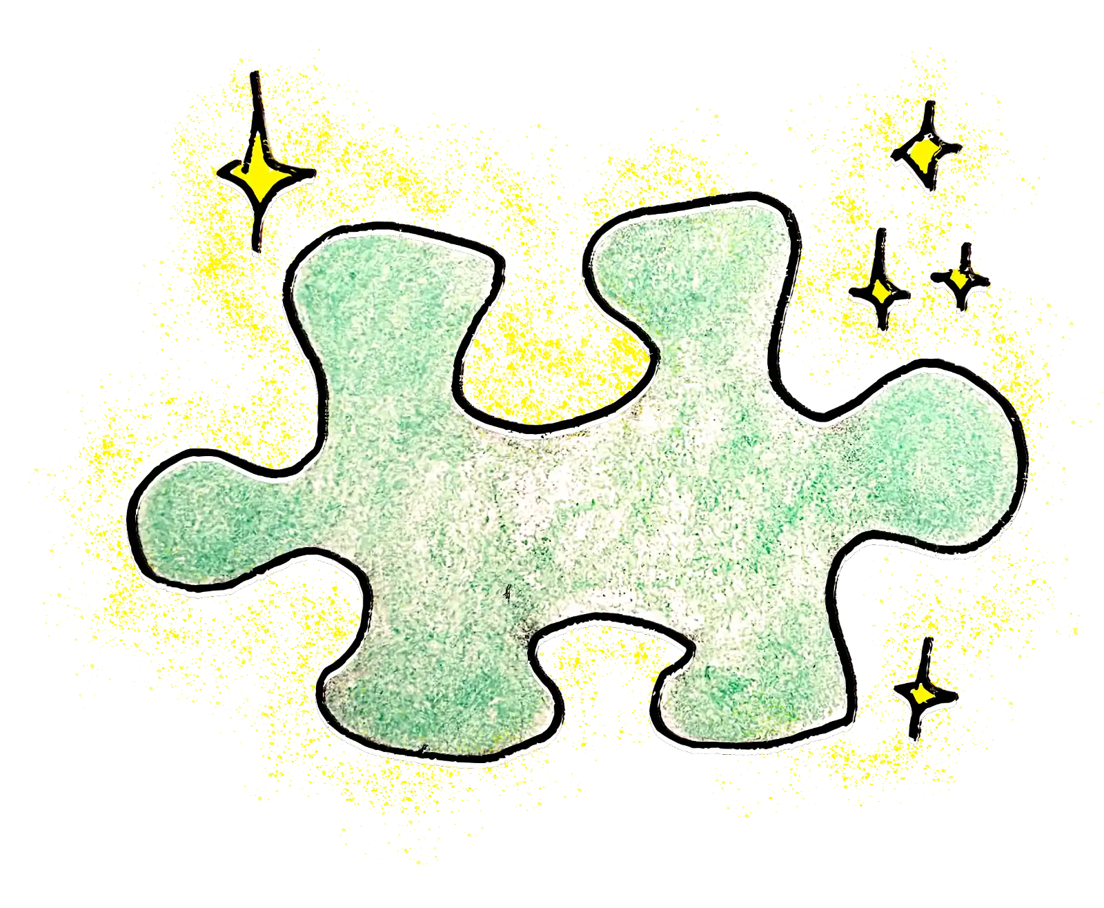 Colorful puzzle piece representing neurodevelopmental therapy at Neuro Nook Trio.