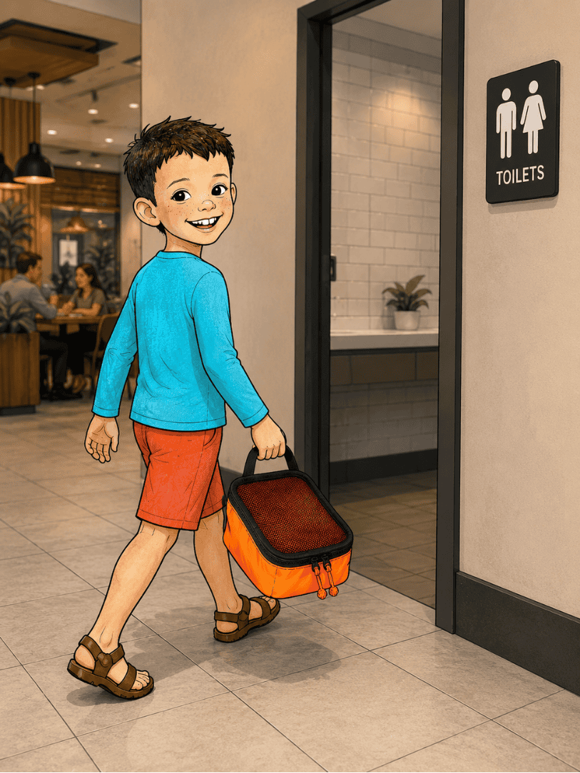 Packing Cubes & Toileting Kit